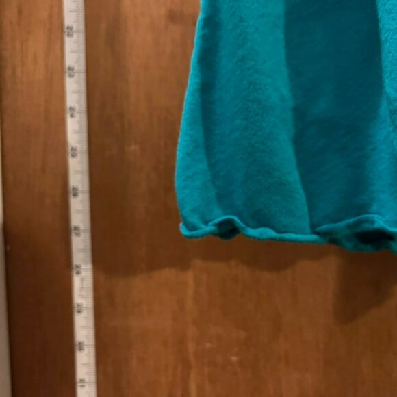 Size 26/28 - Lane Bryant - Short Sleeve Turquoise Knit Wrap - Picture 7 of 7